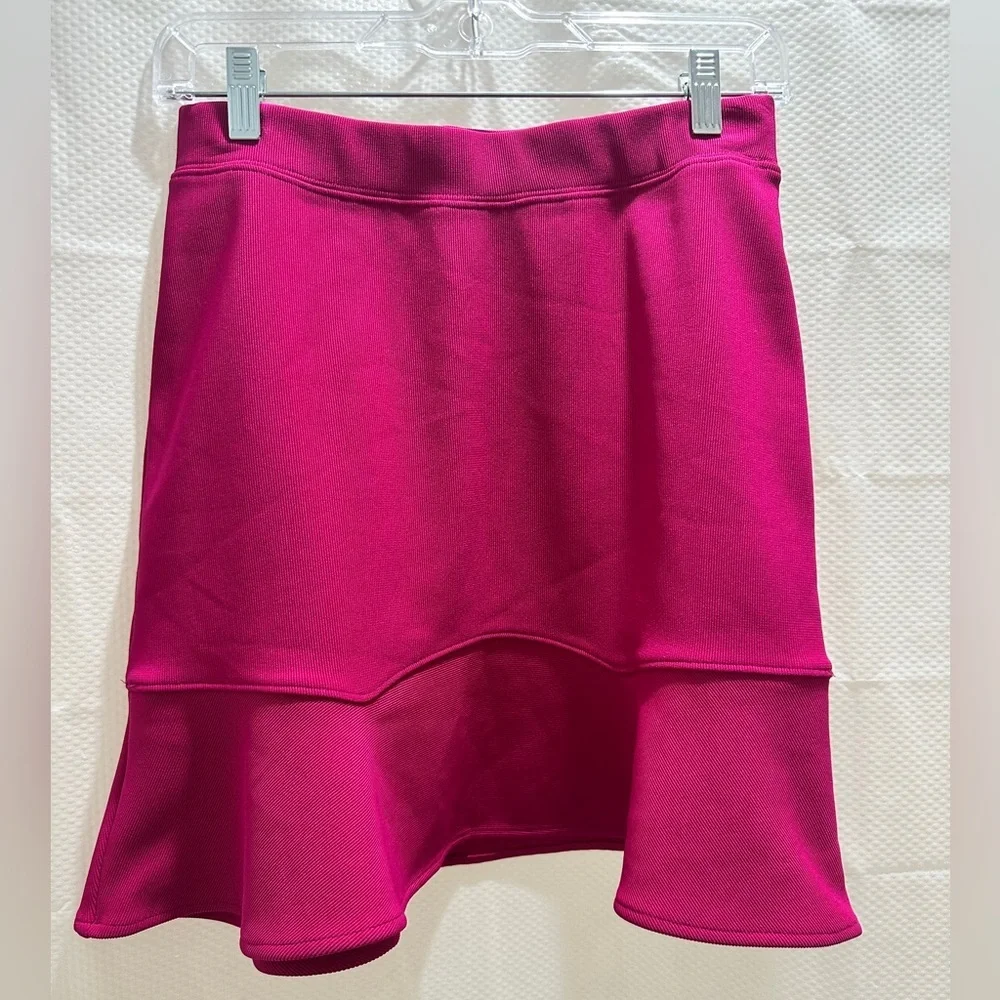 EXPRESS New Pink Ruffle Hem Skirt - Picture 2 of 4